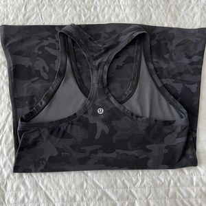 Lululemon Cool Racerback II Black Camo